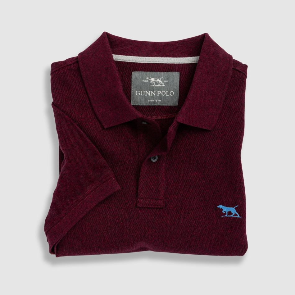 Rodd & Gunn men's dark red Gunn polo.