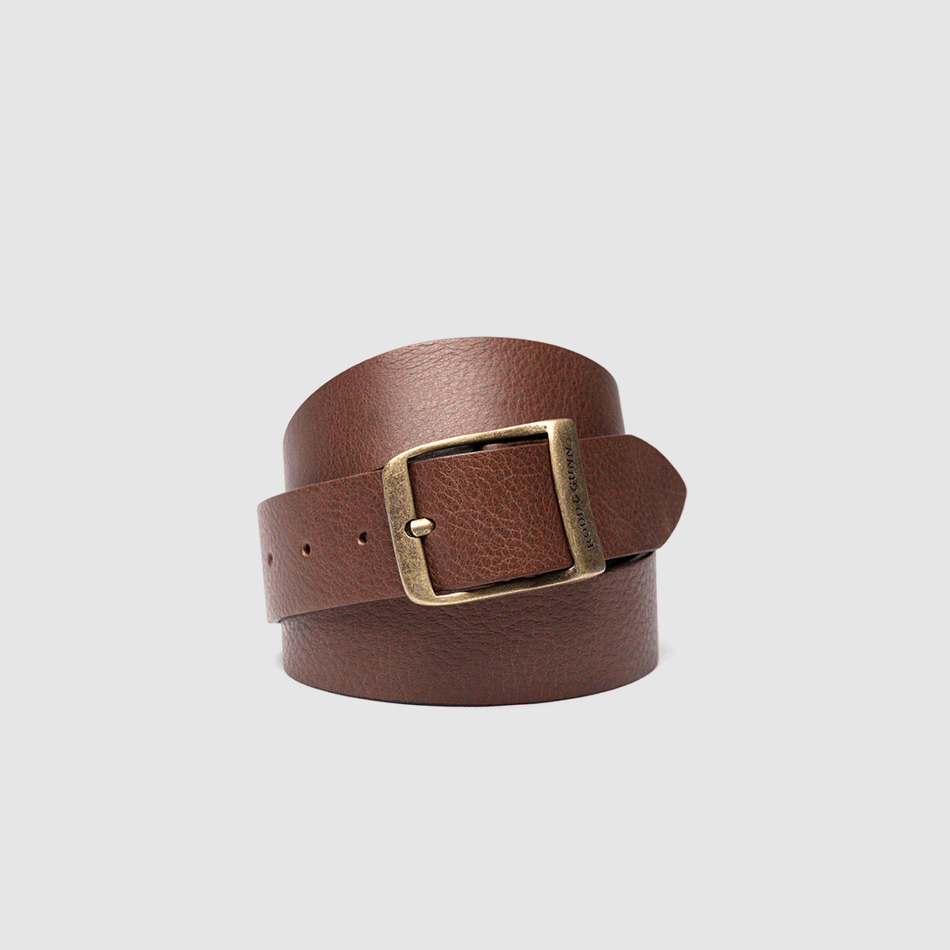Rodd & Gunn brown leather boots, shoes and belt.