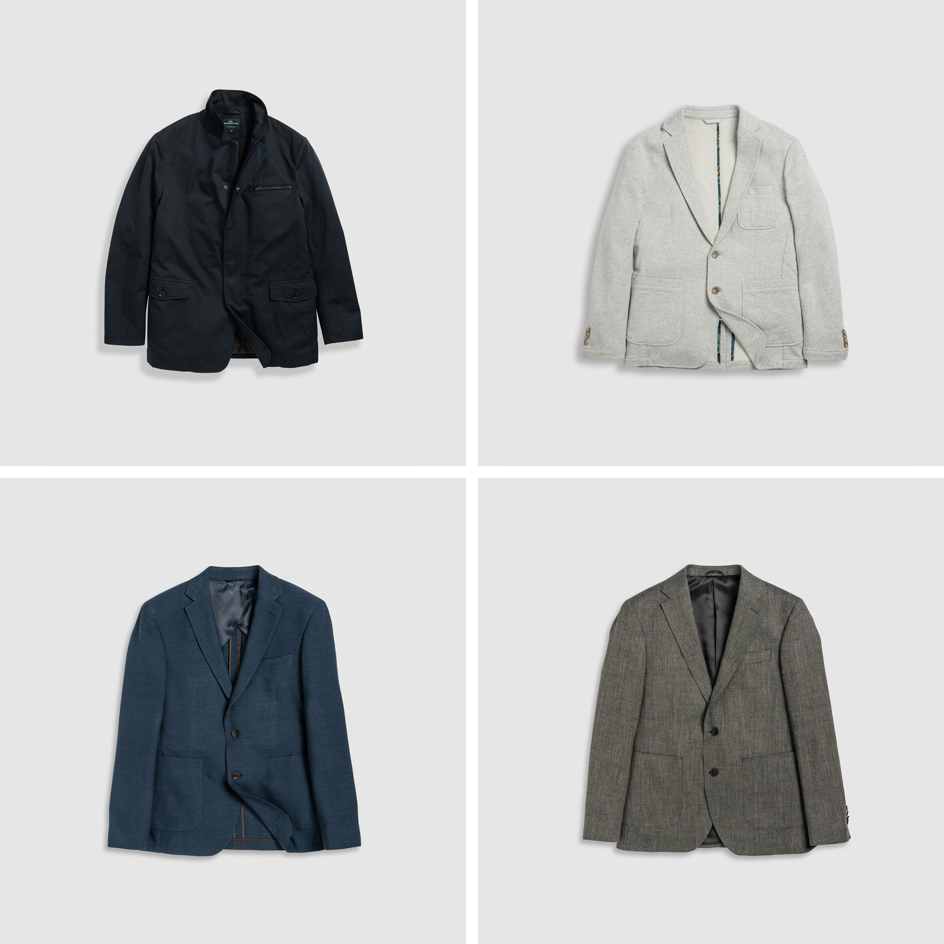 Rodd & Gunn jacket selection.