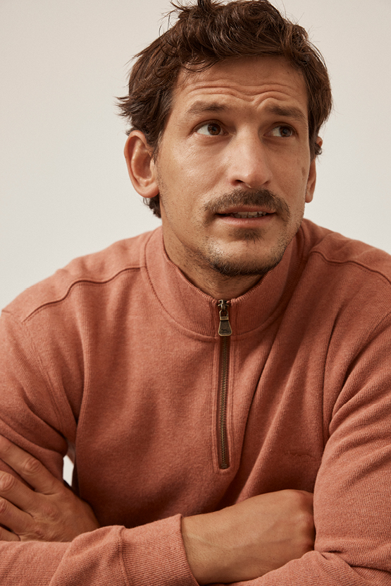 Rodd & Gunn quarter-zip sweatshirt.