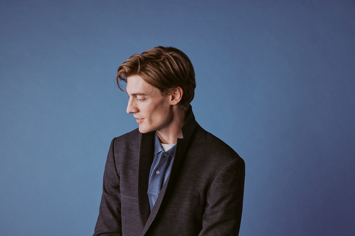 Person wearing new season sports coat