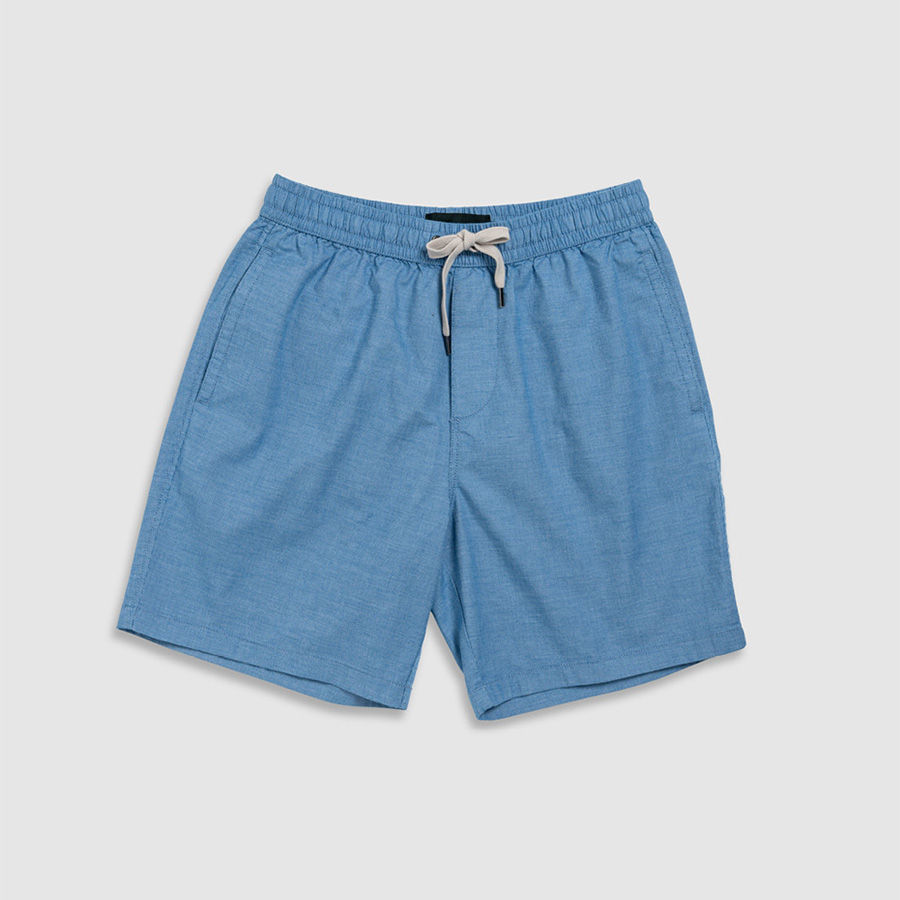Rodd & Gunn 7 inch resort shorts in blue.