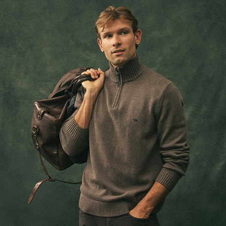 Gunn 1/4 Zip Knitwear