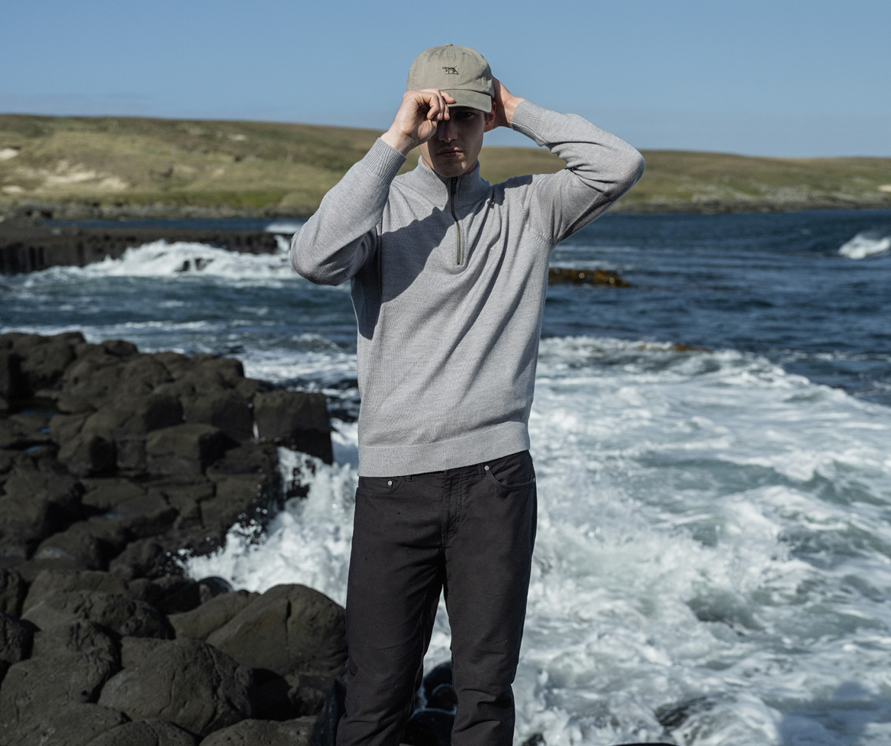 Shop the Calderwell 1/4 Zip Knit