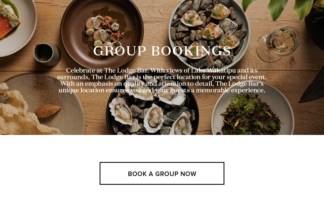 Group Bookings - Book Now