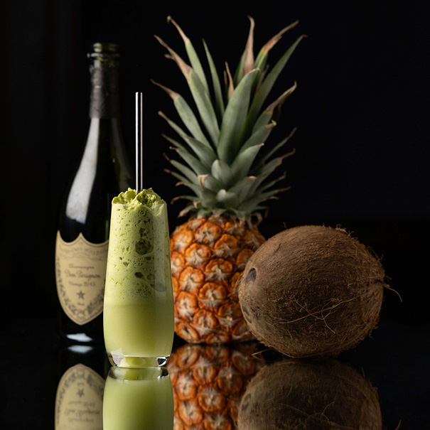 A visually appealing plate of food, styled with attention to detail and color contrast.